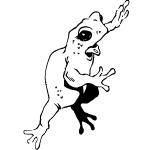 Frog Free Vector Illustration