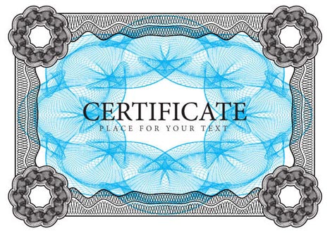 Gentle Certificate Vector Graphic