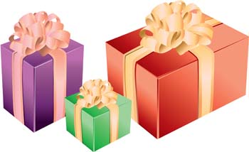 Gift and Present Vector 4