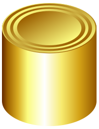 Gold can