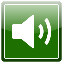 Green audio icon