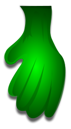Green Monster Hand 1