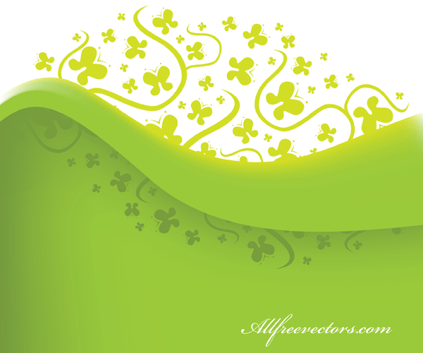 Green Nature Vector Background