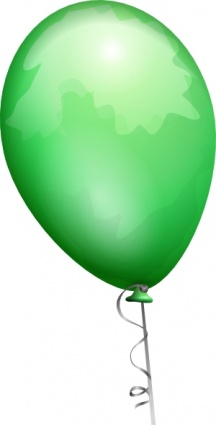 Green Recreation Cartoon Baloon Ballons Free Birthday Party Balloons Balloon Ballon Festive