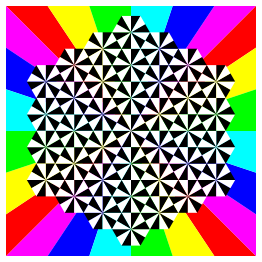 Half Regular Triangle Tessellation