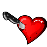 Heart Stabbed With A Knife Vector