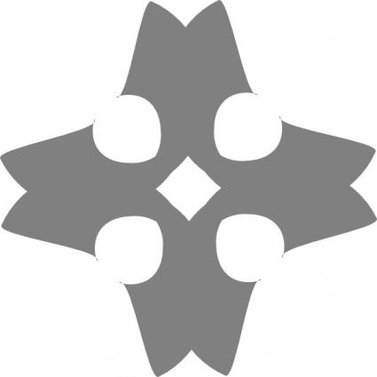 Heraldic Cross clip art