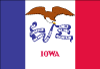 Iowa Vector Flag