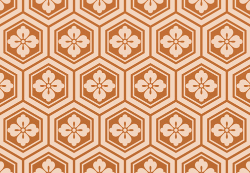Japanese Swirl Pattern Background