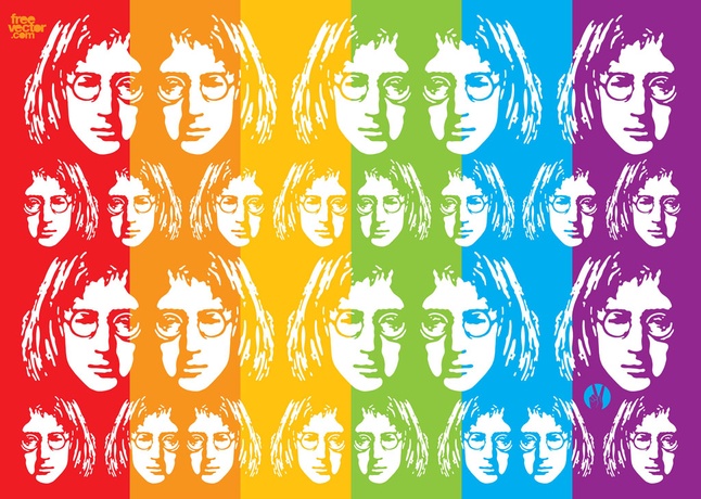 John Lennon Vector Art