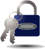 Keys And Lock Vector Icon