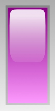 Led Rectangular V (purple) clip art