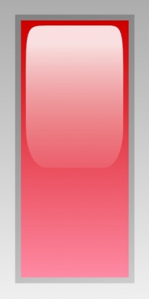 Led Rectangular V (red) clip art
