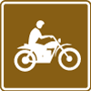 Motorbike Tourist Sign