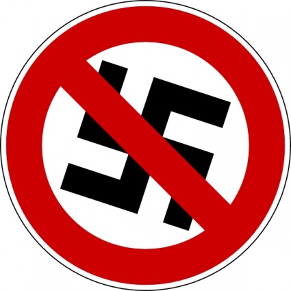 No Nazis clip art