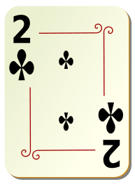 Ornamental deck: 2 of clubs