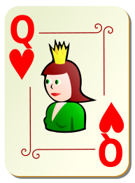 Ornamental deck: Queen of hearts