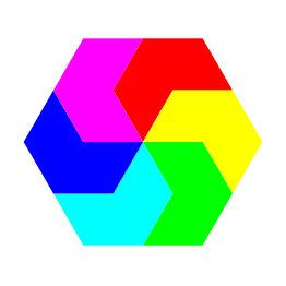 Pacman Hexagons