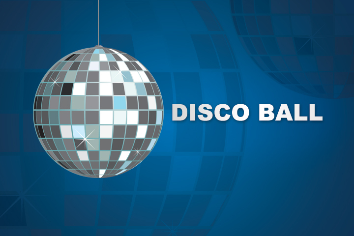 Party Vector Disco Ball