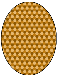 Pattern Honeycomb Beige