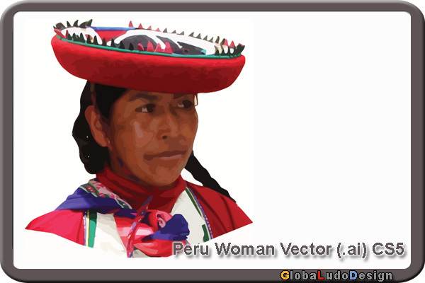 Peru Woman Vector