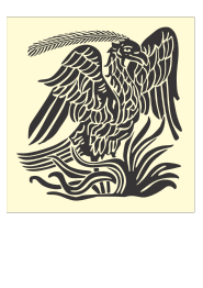 Phoenix bird pattern