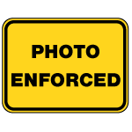Photo Enforced Vector Sign