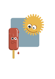 Popsicle and the sun