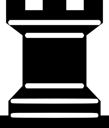 Portablejim Chess Tile Rook clip art