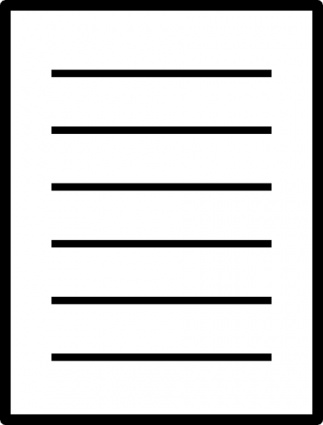 Printer Icon Paper Symbol Office Lined