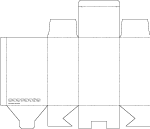 Rectangular Carton Vector Template