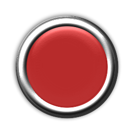 Red Button with Internal Light Turned Off