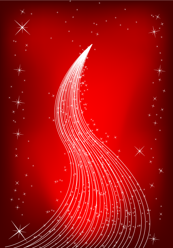 Red Christmas Background Vector Illustration