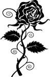 Rose Vector Clip Art 4