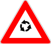 Roundabout Vector Sign