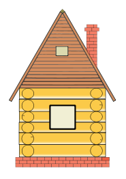 Russian wood house
