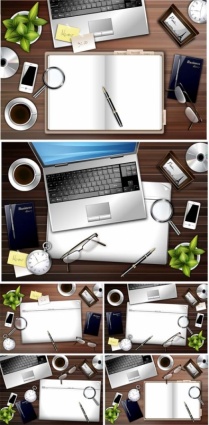 Six section of desktop