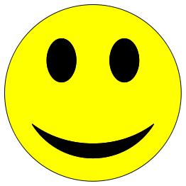 Smiley - Yellow and Black