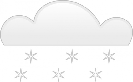 Snowfall clip art