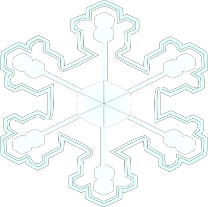 Snowflake 3 clip art