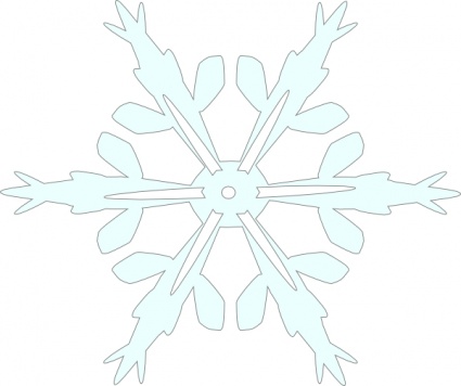 Snowflake 5 clip art