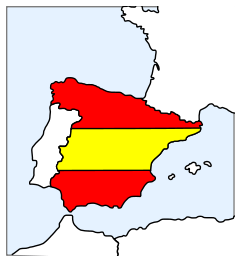 Spain (map and flag)