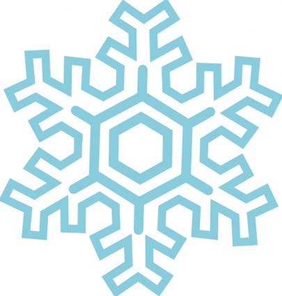 Stylized Snowflake clip art