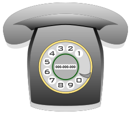 TelÃ©fono Heraldo gris (grey classic phone)