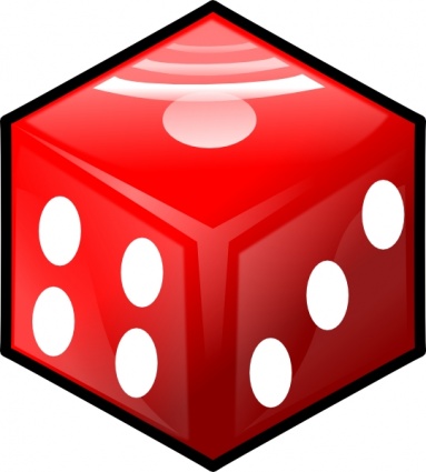 Three Red One Dice Four Die