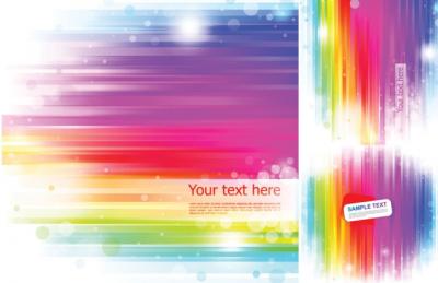 Abstract rainbow backgrounds