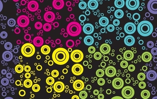 Abstract Seamless Retro Pattern Background Vector Illustration