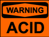 Acid Warning Sign