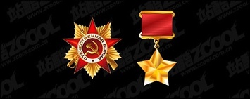 Ai Format, Keyword: Vector Material, Decoration, Medal, The Gold