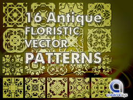 Antique Floristic Vector Patterns